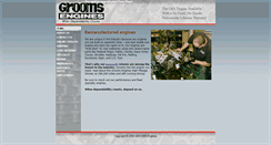 Desktop Screenshot of groomsengines.com